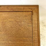 Louis XVI style solid oak desk