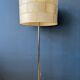 Mid Century Staff Leuchten floor lamp in leather