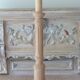 Lamp to put foot wood lampshade canvas of Jouy