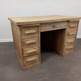 Desk with oak drawers
