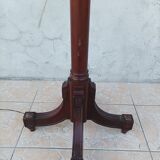 Louis XVI style floor lamp in carved mahogany