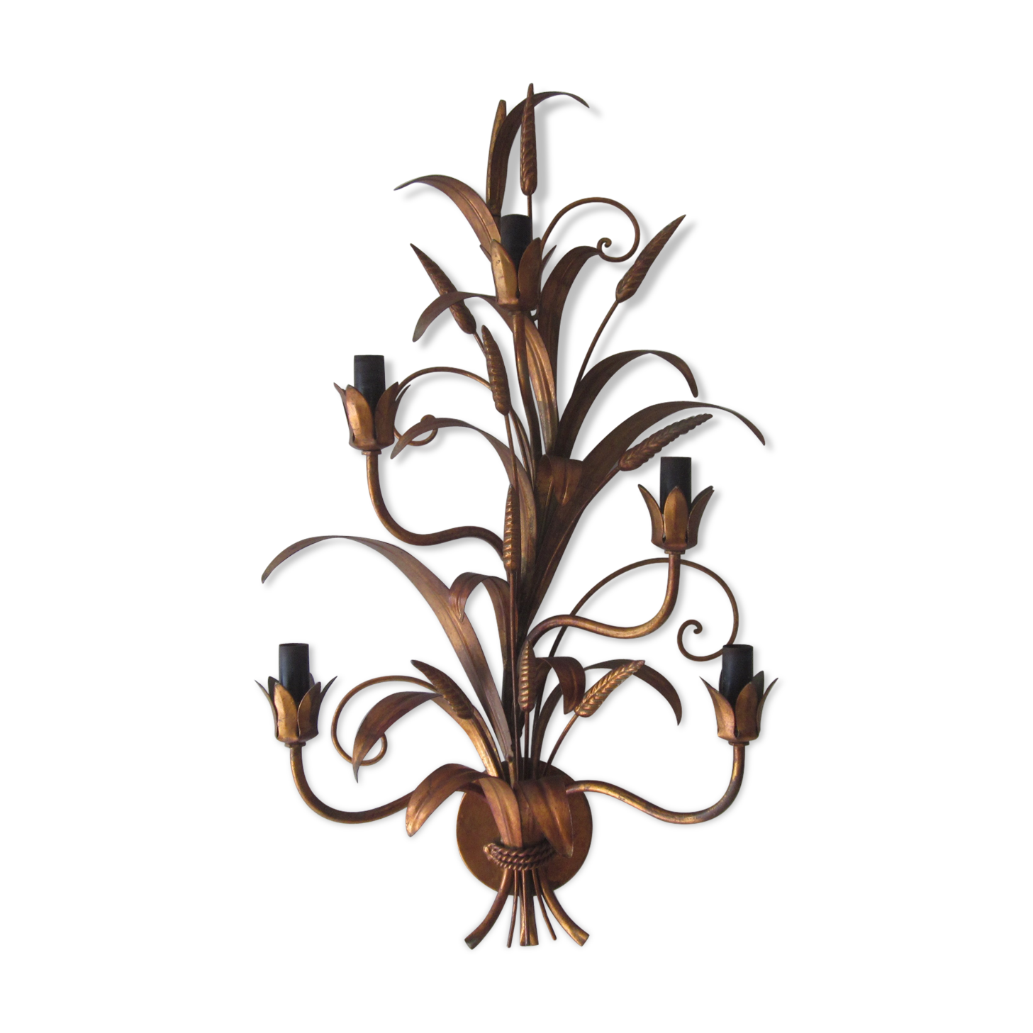 Sconce in gilded metal