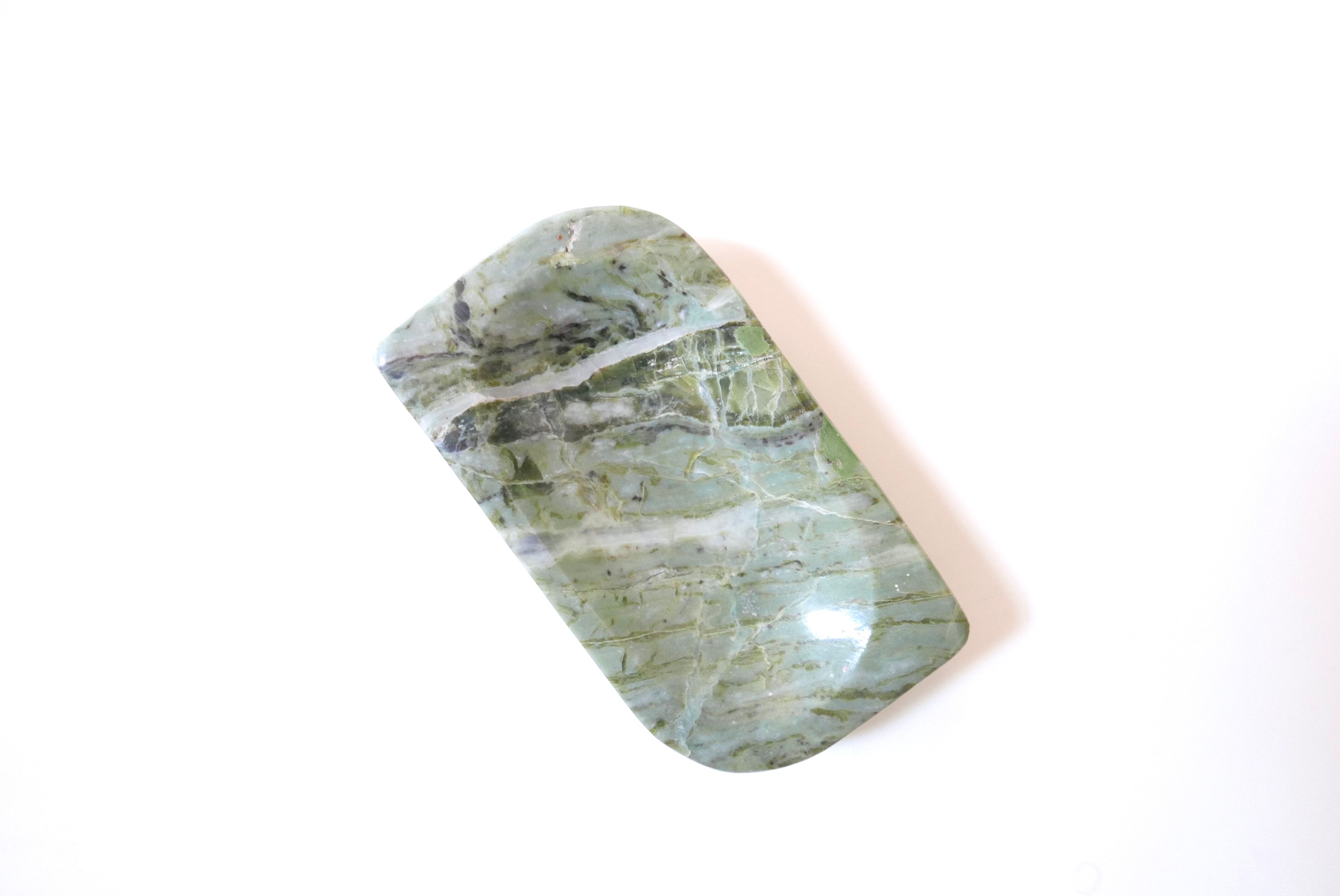 Empty green marble pocket, 70s