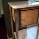 Table laiton et marbre , années 30