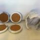 Four marble coasters with holder