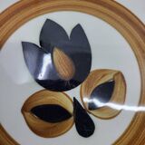 Boch la Louvière Kimono plate set Belgium 1970 (Set of 7)