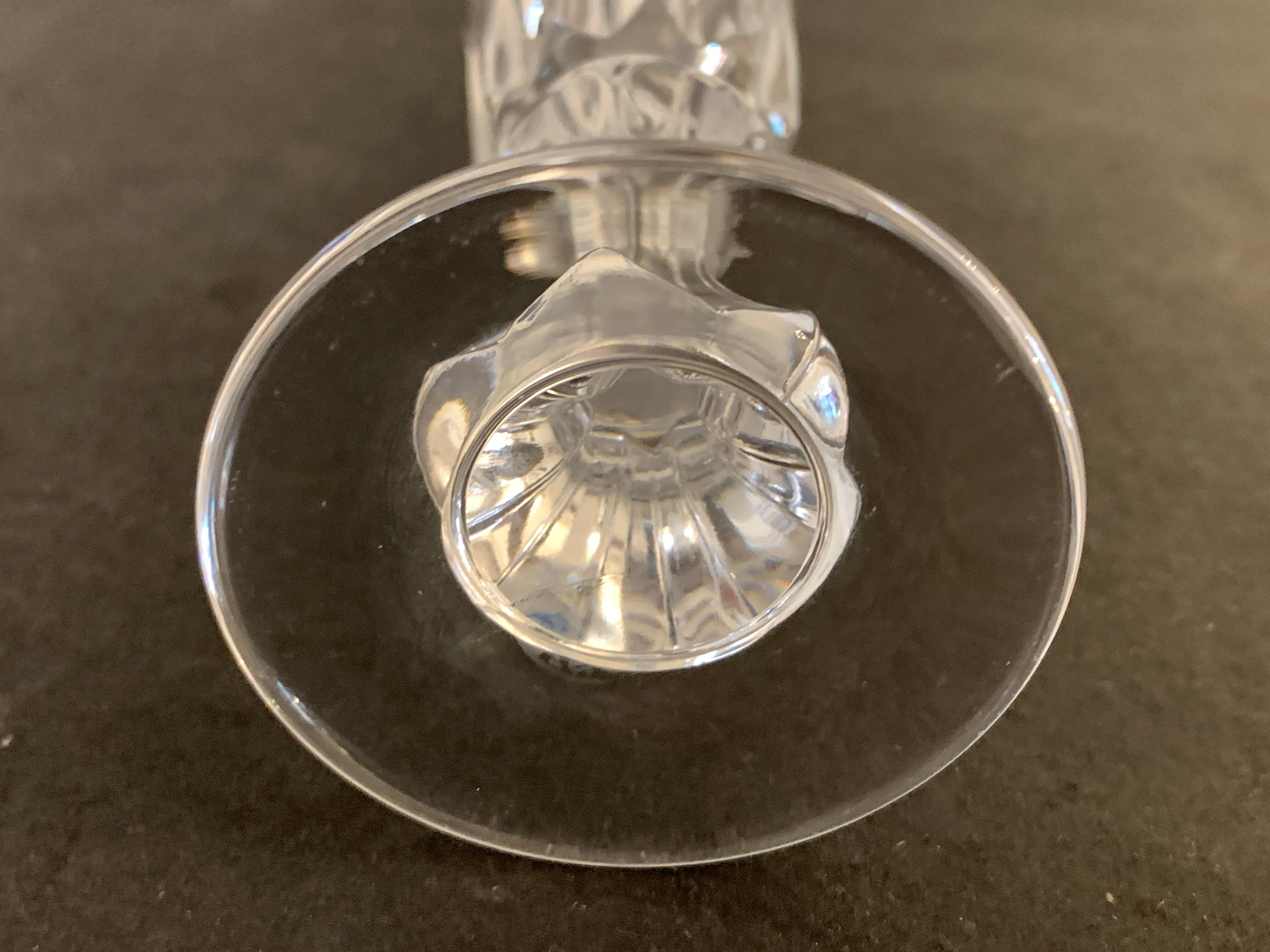 Set de 6 flûtes à champagne en cristal Bayel