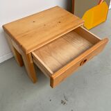 Bedside table in pine