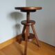 Adjustable screw tripod stool