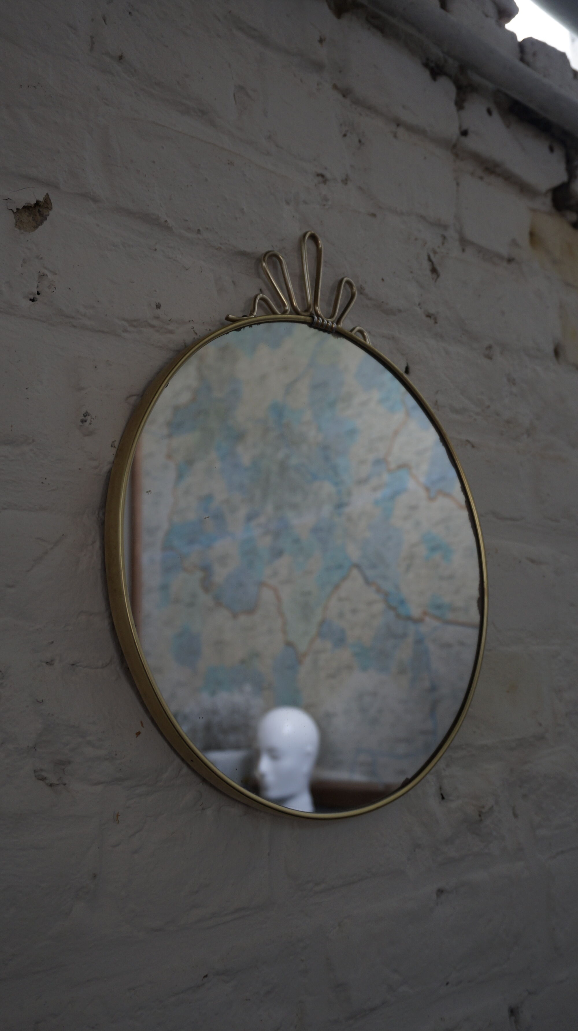 Vintage mirror 30x30cm