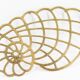 Brass snail flat bottom