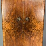 Art Deco Walnut Burl Wardrobe 1930