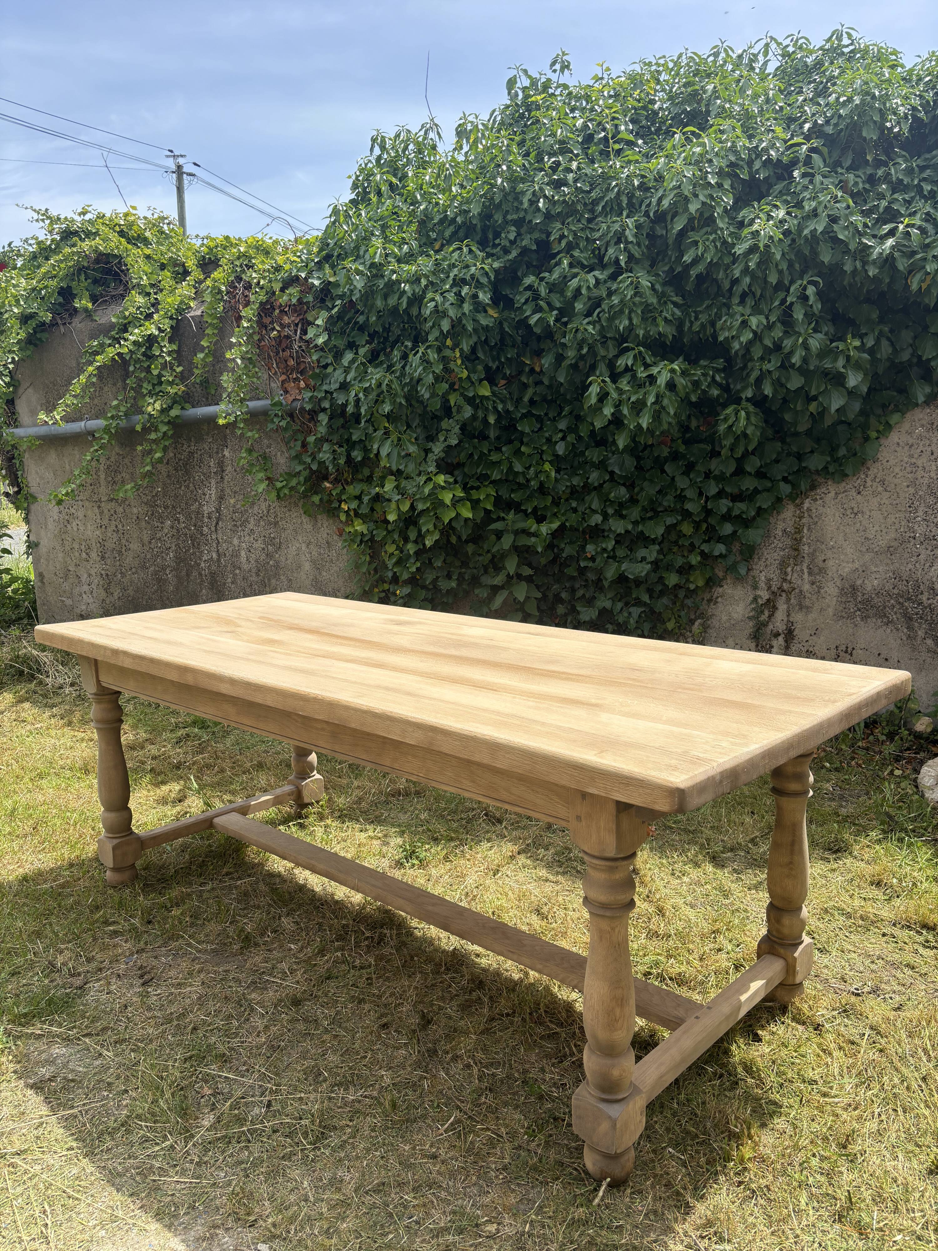 Table de ferme avec rallonges