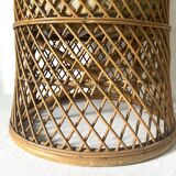 Vintage rattan armchair