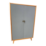 Armoire Parisienne Placard vestiaire atelier bois Mid-century vintage scand