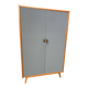 Parisian Wardrobe Workshop Wardrobe Wood Mid-century Vintage Scand