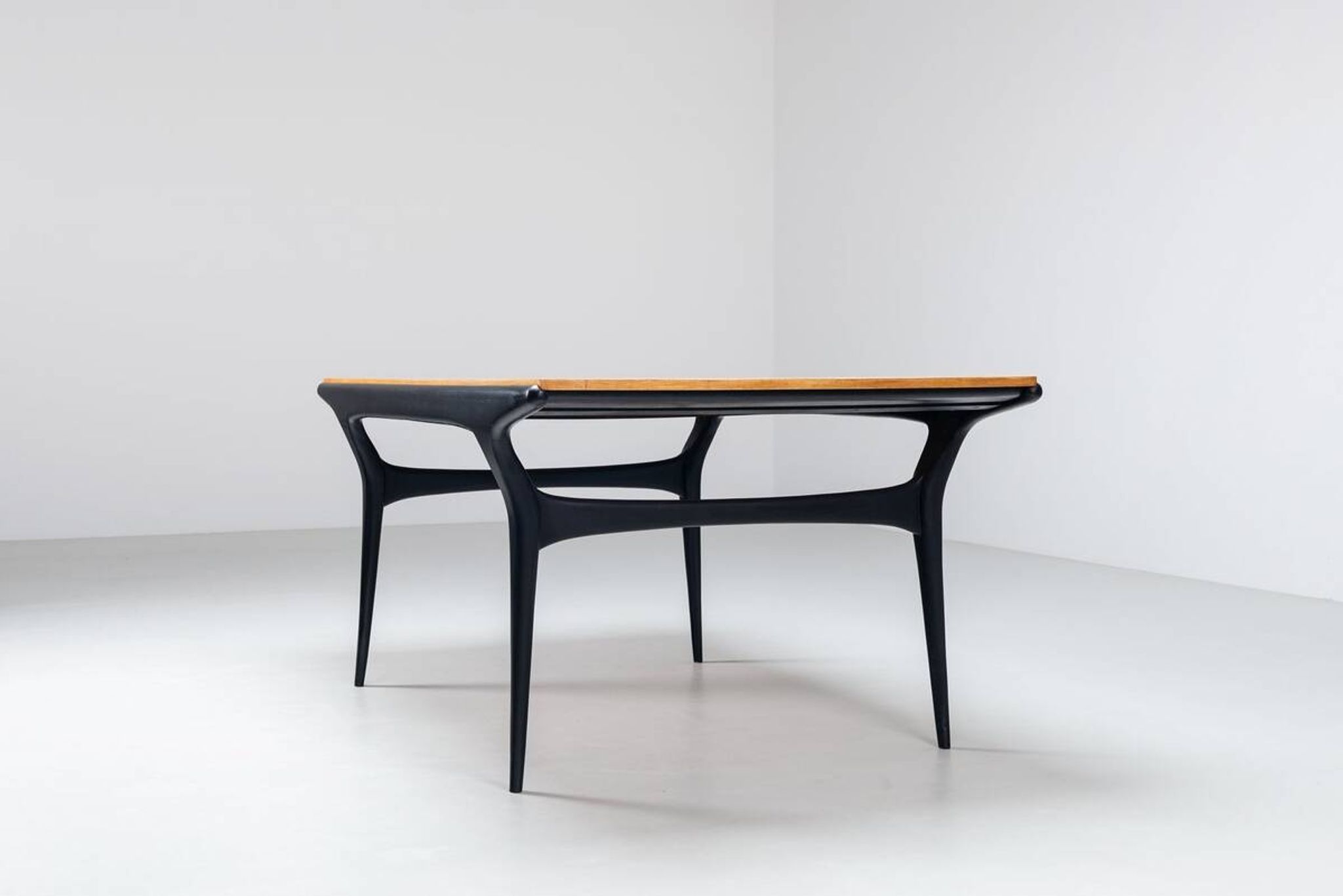 Alfred Hendrickx T4 dining table beech Belform Belgium 1958