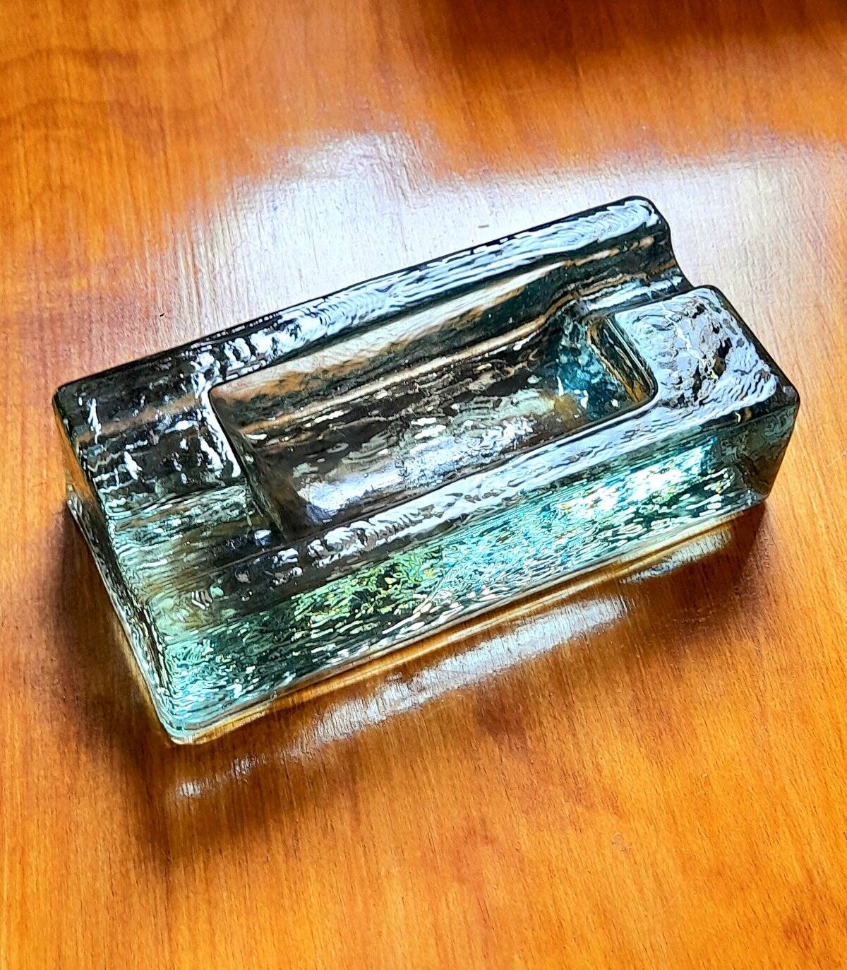 Art Deco glass ashtray