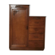 Asymmetrical art deco wardrobe