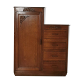Armoire asymétrique art déco
