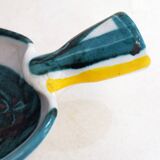 Midcentury Ceramic Candle Holder Picault Style