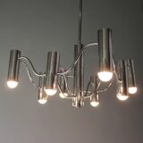 Chandelier in chrome by the Maison Sciolari