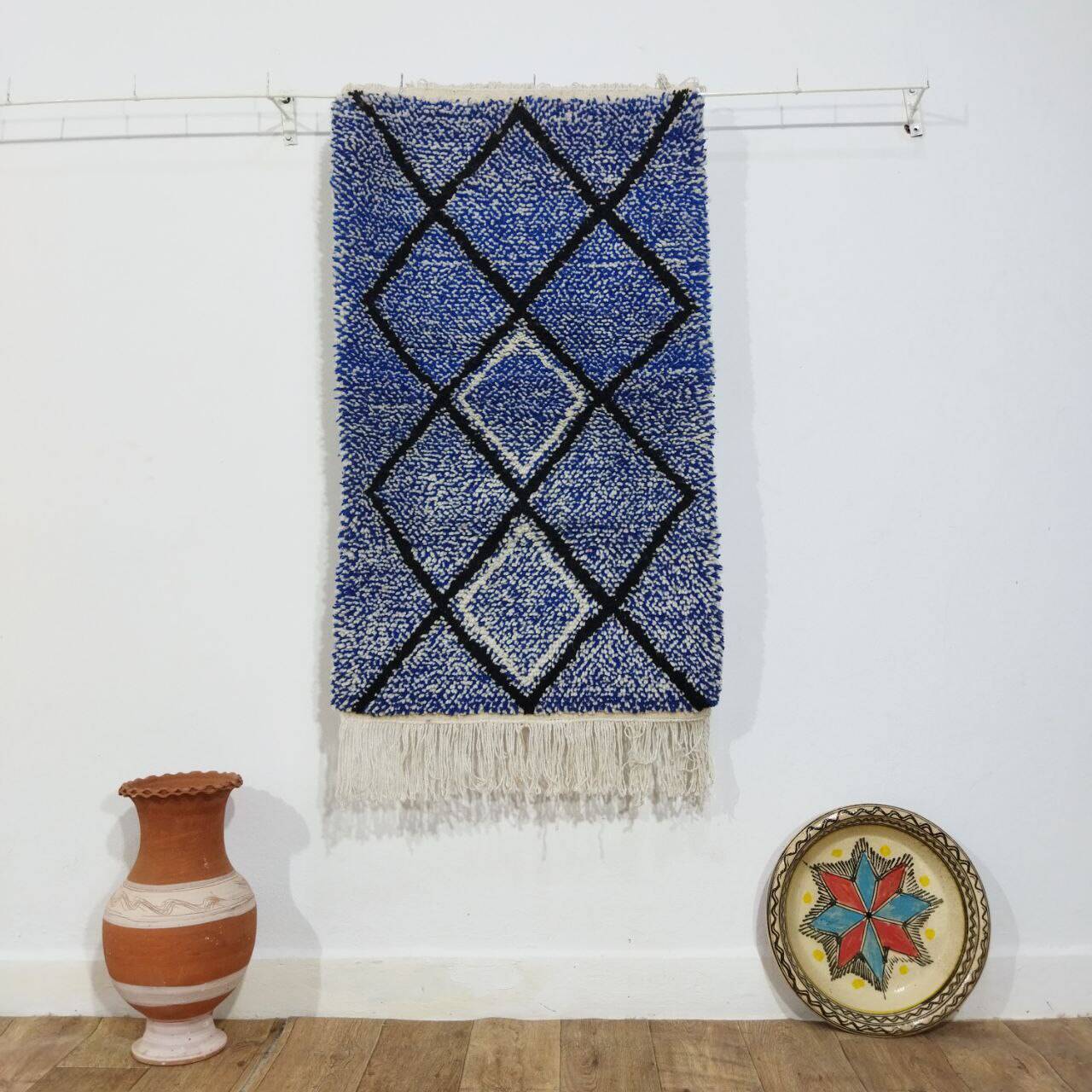 Handmade Moroccan Berber rug 120 x 70 cm