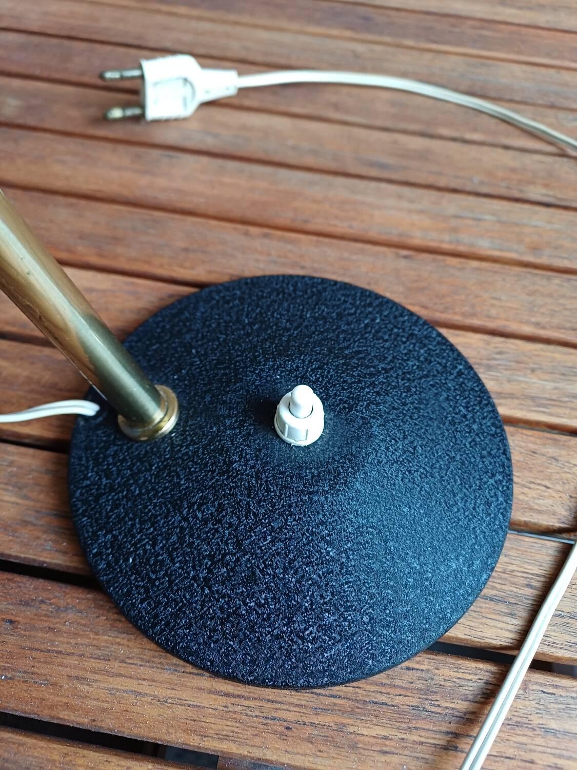 Aluminor black desk lamp 60's