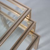 1970s Nesting tables by Pierre Vandel, France