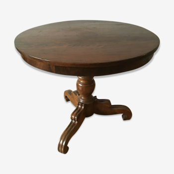 Table pedestal wood round