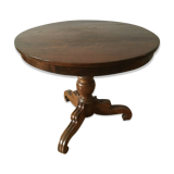 Table pedestal wood round