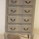 Chiffonnier style Louis XV vintage peint