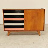 U-458 pink sideboard by Jiri Jiroutek for Interier Praha 1960