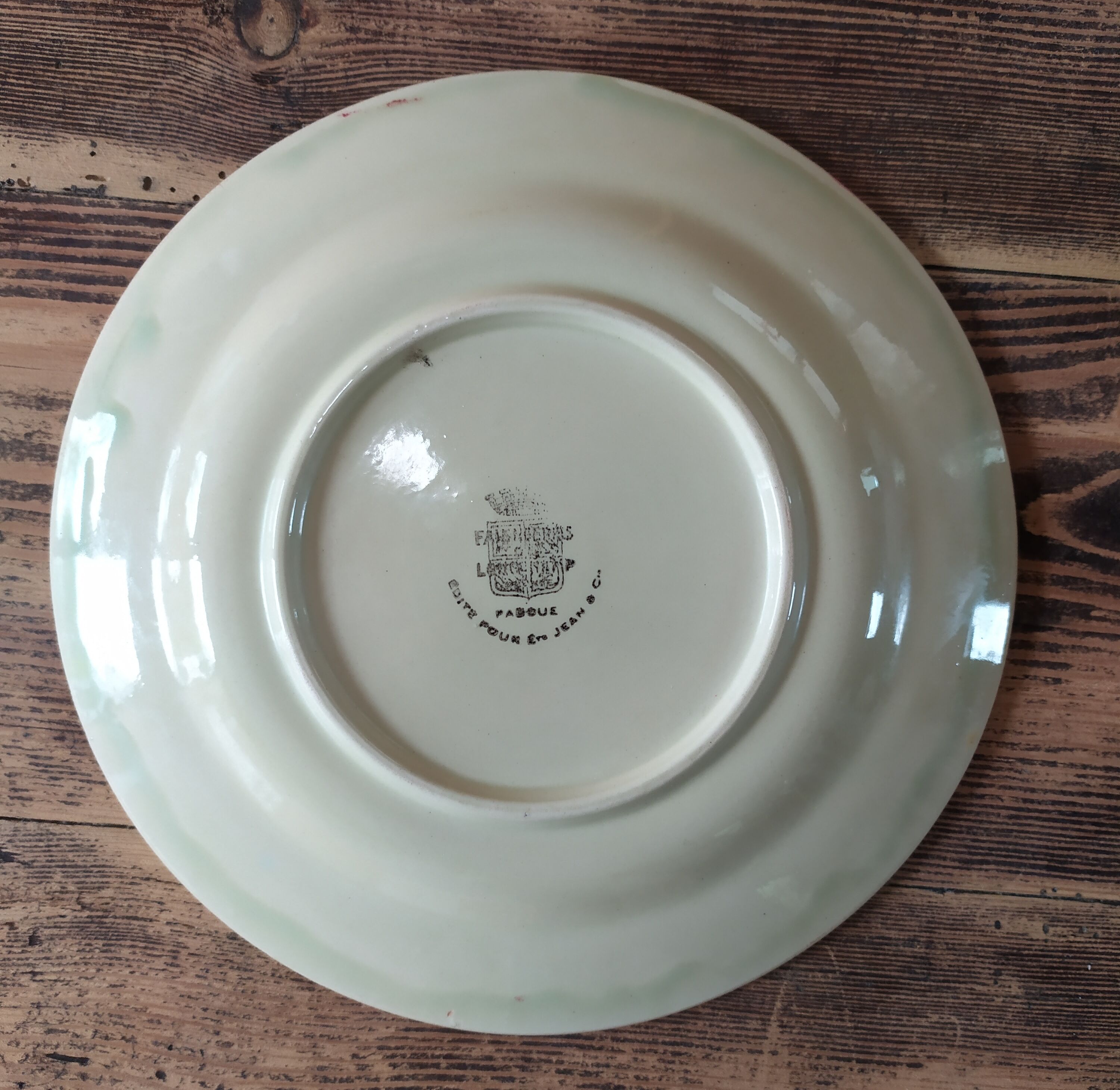 6 flat plates Longchamp model "Padoue"