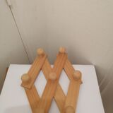 Wooden coat rack