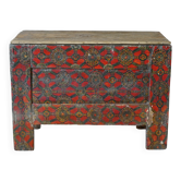 Nyemo - Ancient painted Tibetan chest