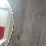 Beveled oval mirror 60 42 vintage