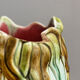 Pair of slurry vases, art nouveau