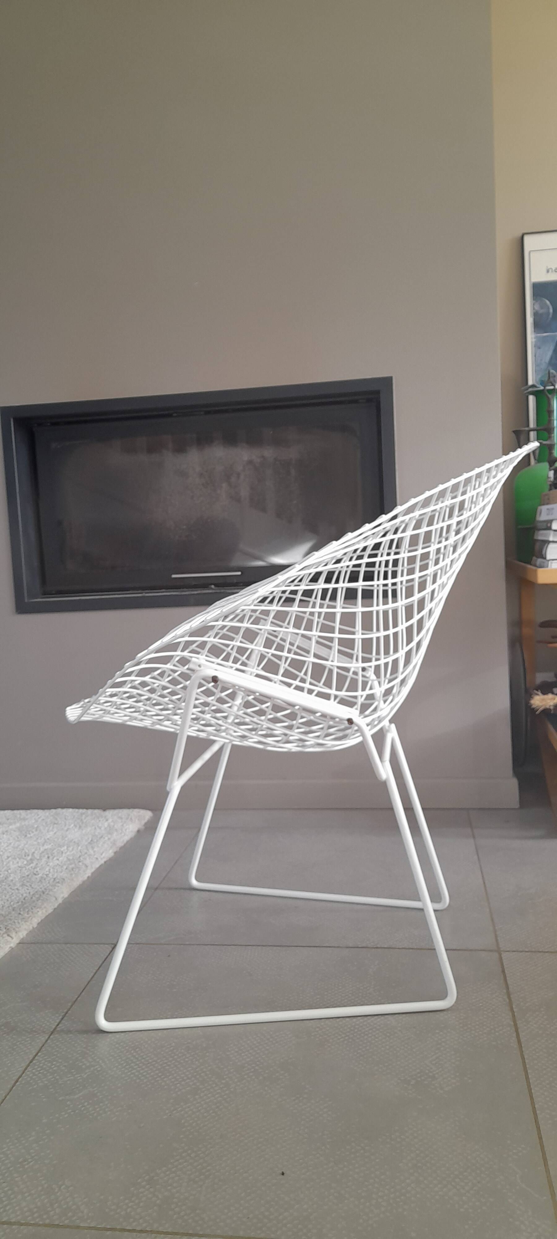 Fauteuil diamant vintage Knoll Harry Bertoia