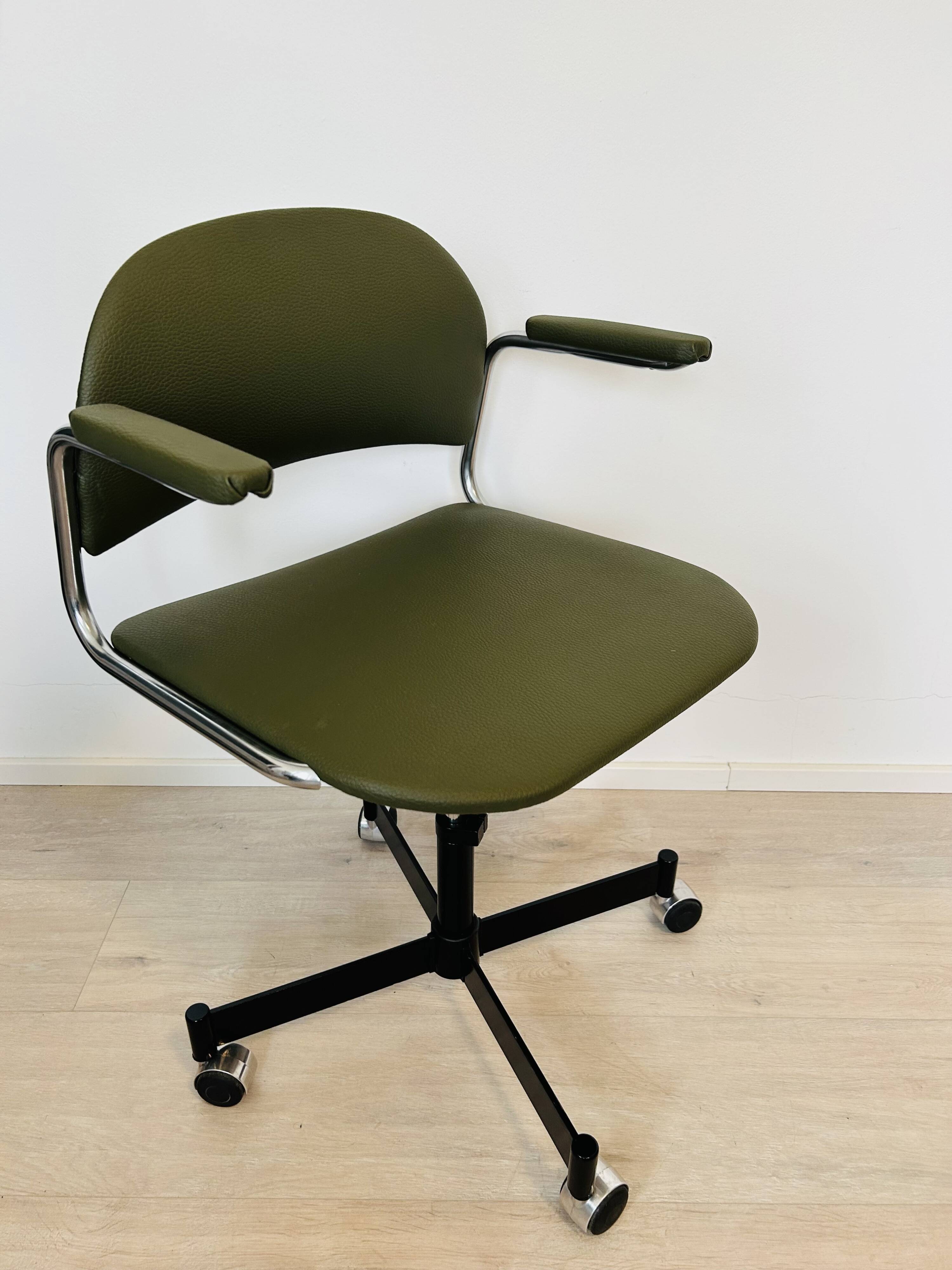 Vintage Fern Grey Office Chair by Kovona from Czechoslovakia 1970’s