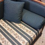 Wooden and fabric daybed