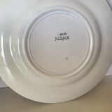 4 old earthenware plates decorated Alsace