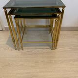 Brass nesting tables