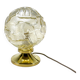 Glass and brass globe lamp Wortmann & Filz 60s