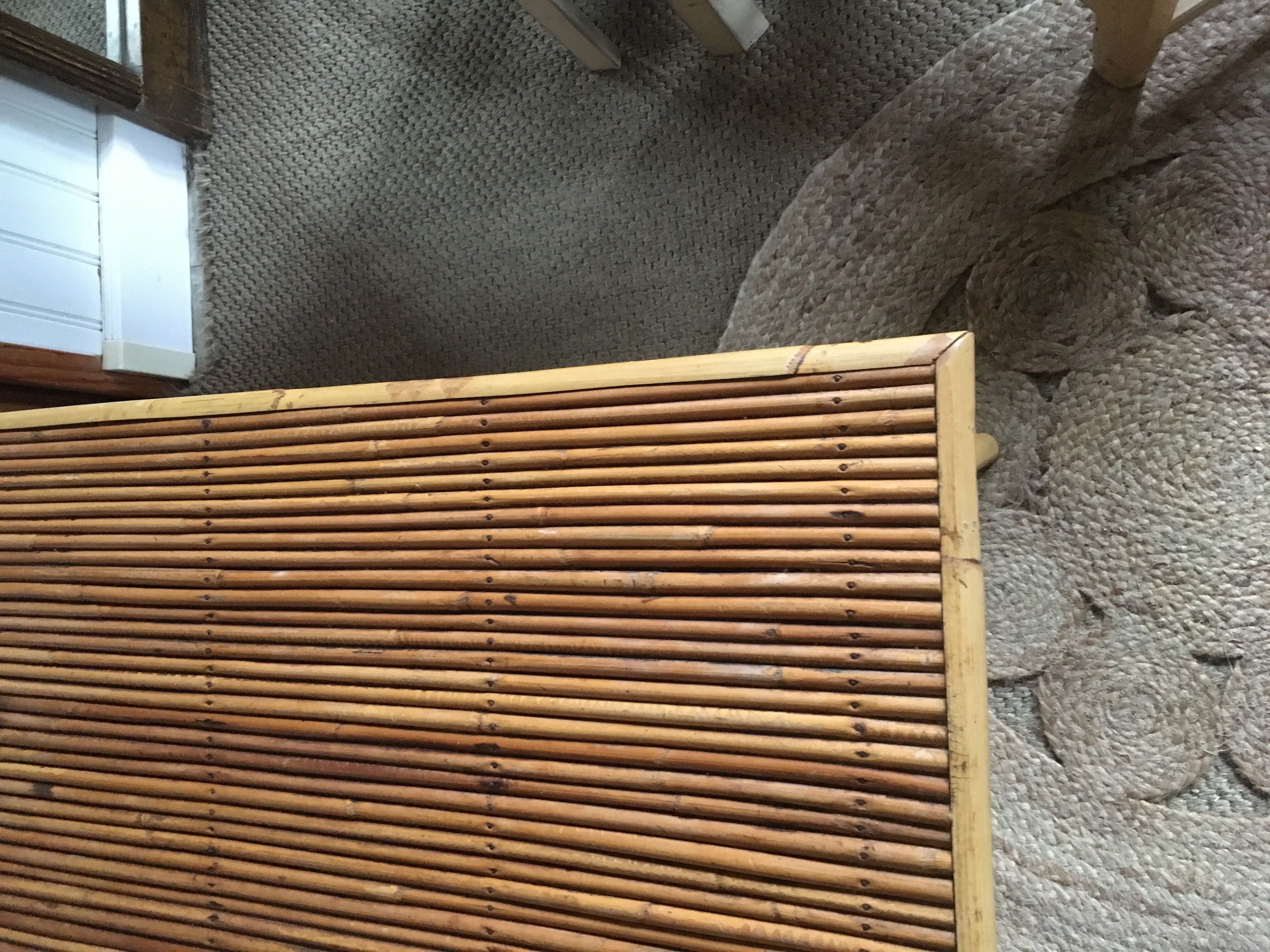 Rattan coffee table