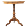 Antique octagonal walnut side table with elaborate inlays, probably Italy, mid-19th century