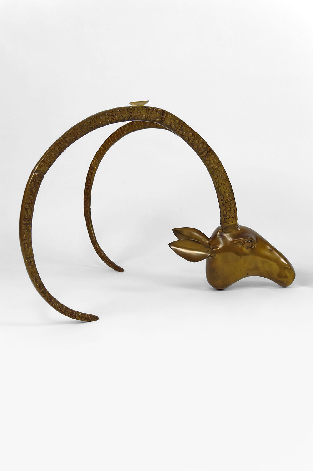 Coffee table with mouflons by Alain Chervet, circa 1970