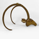 Coffee table with mouflons by Alain Chervet, circa 1970