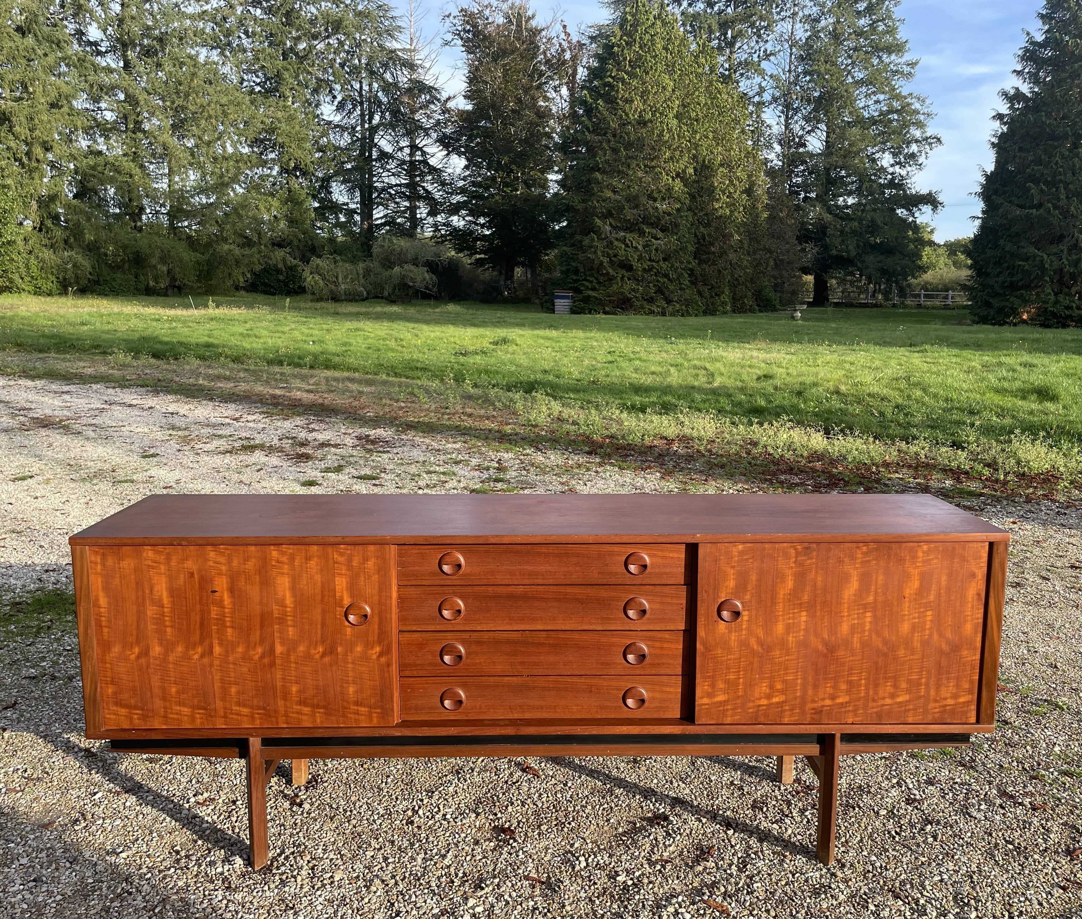 Scandinavian teak row