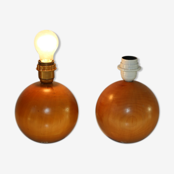 2 feet imt italy wood lamp (ball)